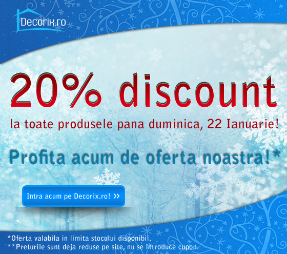 sale3 20% Reducere la toate produsele Decorix.ro!