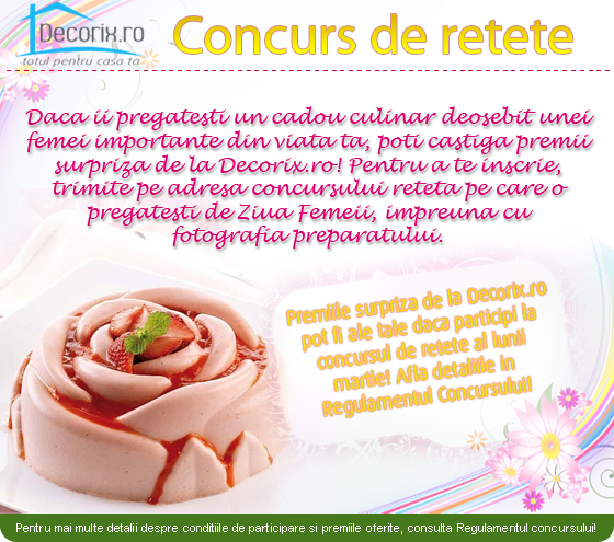 Concursul culinar al lunii martie