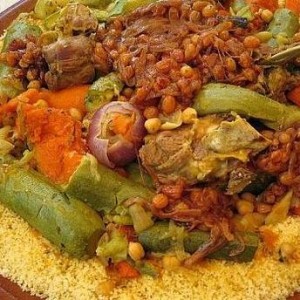 Cuscus cu carne de miel si legume